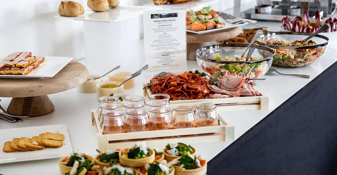Monaco Grand Prix Ermanno Terrace Viewing Hospitality Food Options