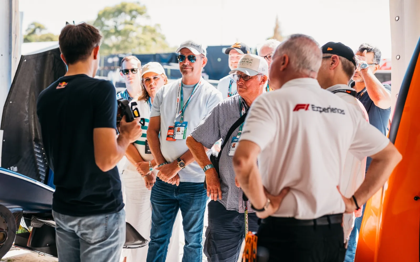 F1 Paddock Club Hospitality Pit Stop Practice View