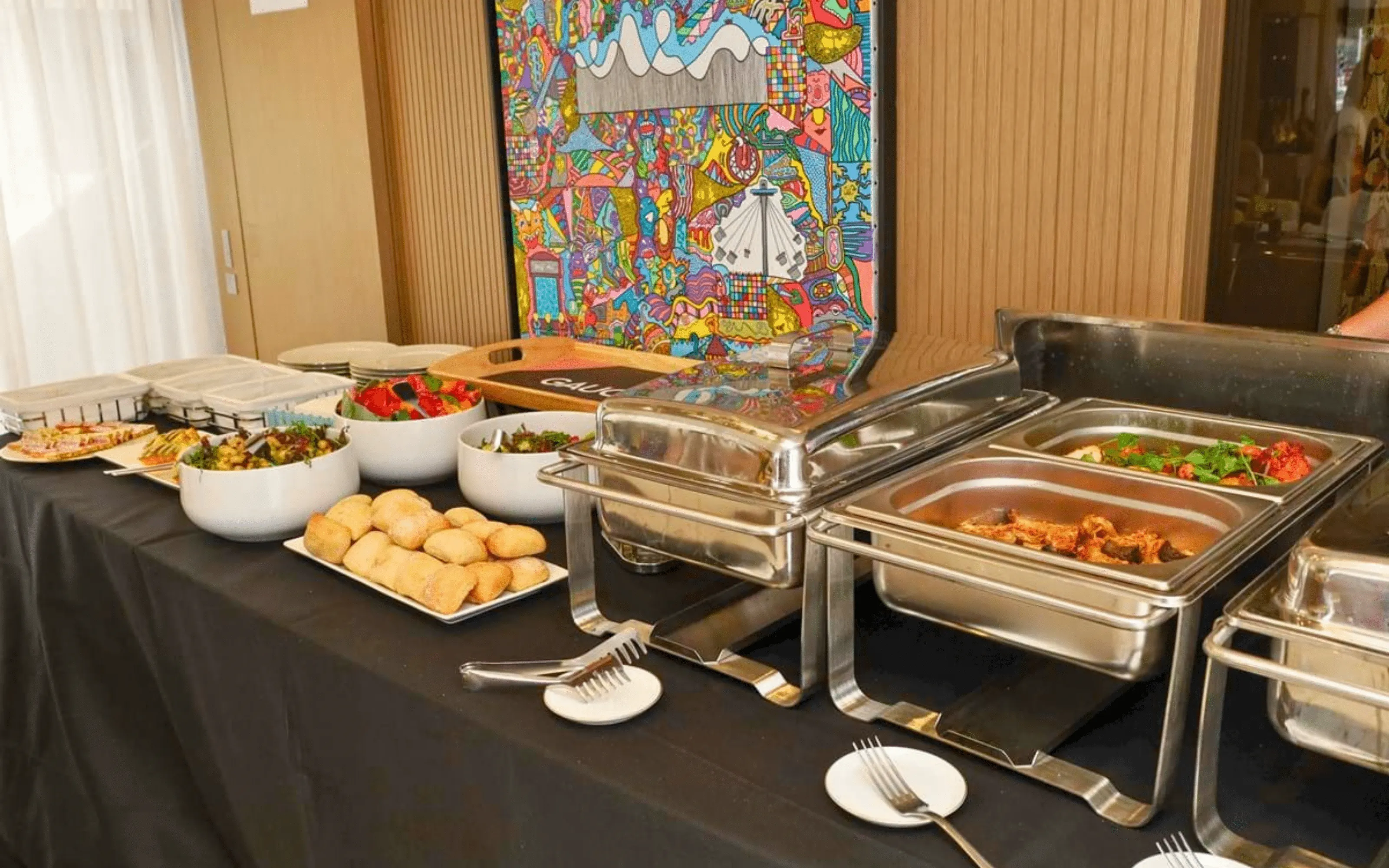 Premium food and dining served during Monaco Grand Prix hospitality