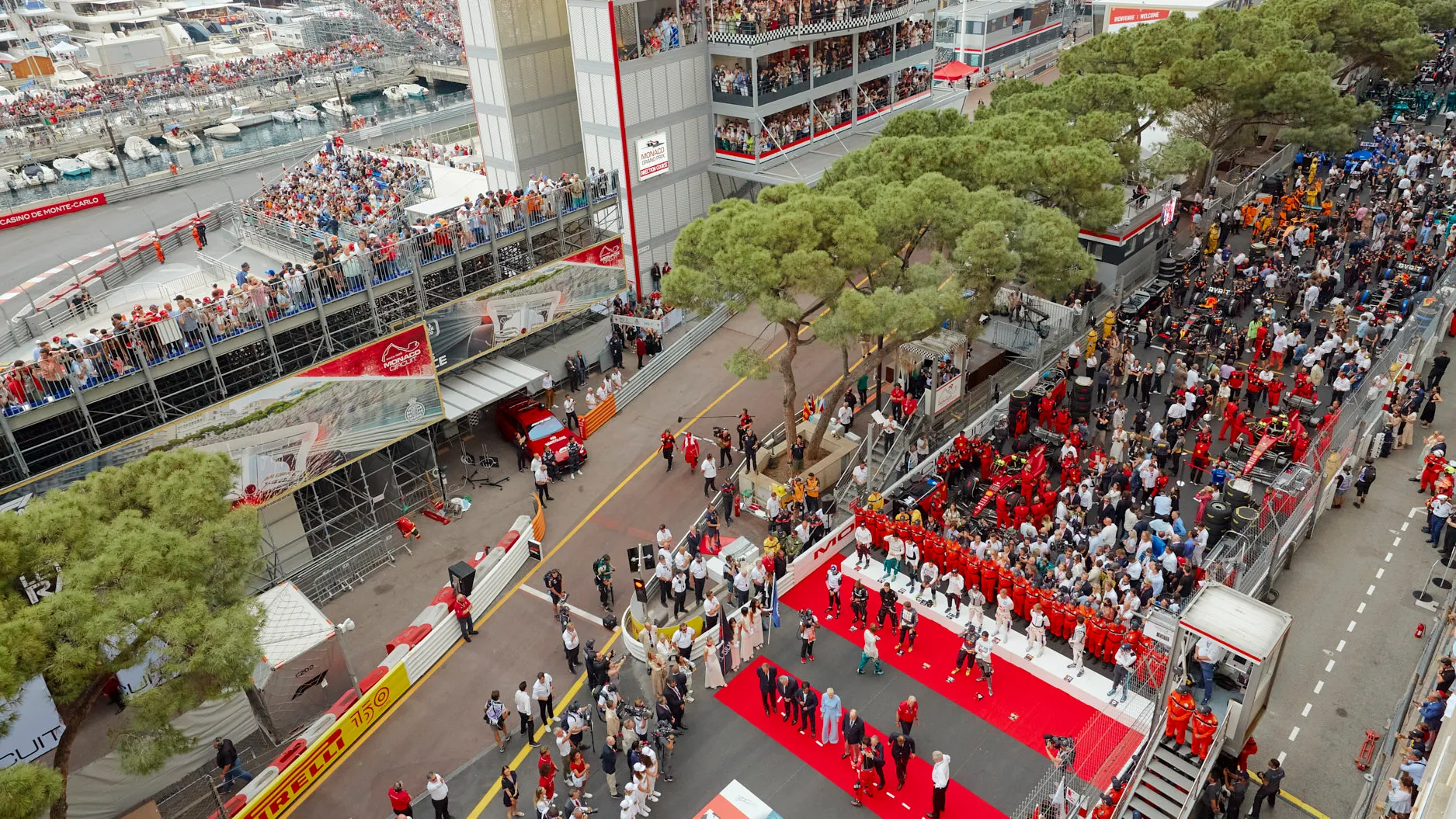 Views from Monaco Grand Prix Heracles Roof Terrace Hospitality
