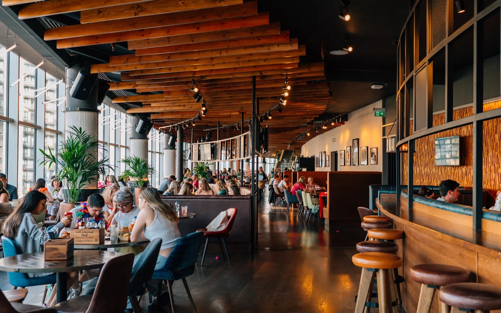 Harry Styles Wembley hospitality restaurant style seating with premium lounge access