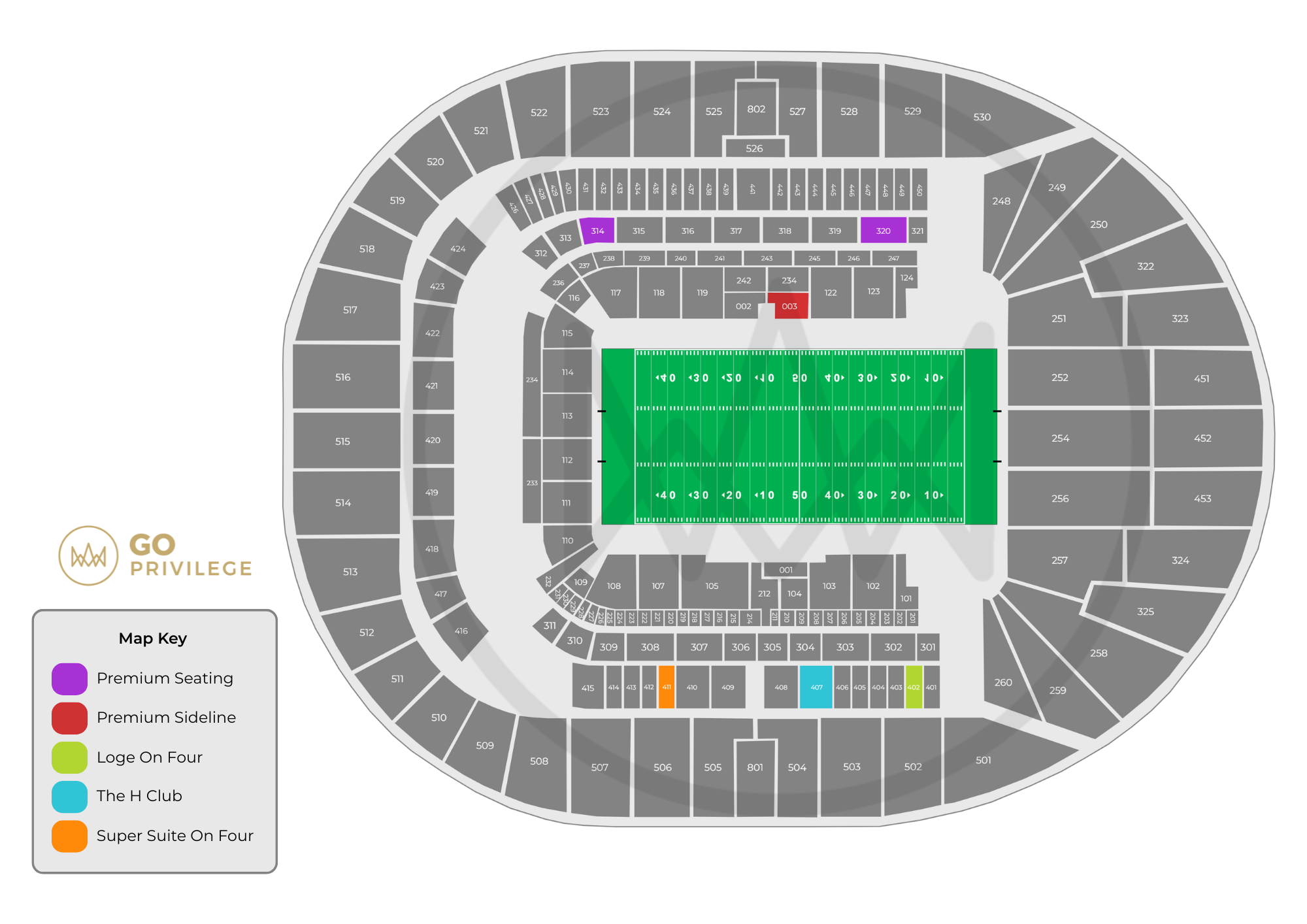 Tottenham Hotspur NFL Map